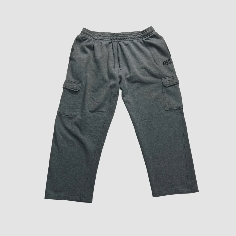 Ecko Function Cargo Sweatpants XXL Gray Fleece Utility Joggers Streetwear Casual